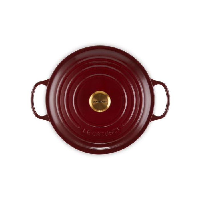 Le Creuset Signature Roaster rond 28cm Rhone rouge