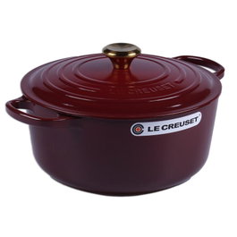 Le Creuset Signature Roaster rond 28cm Rhone rouge