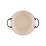 Le Creuset Signature Roaster rond 28cm Rhone rouge