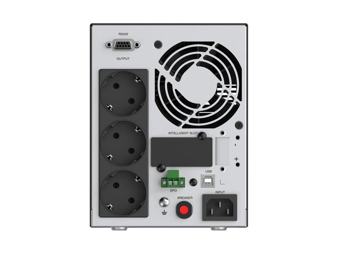 Conceptronic ZEUS52ES1K Onduleur Online Double Conversion 1000 VA 900 W 3 Prises Schuko Noir