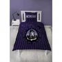 Wednesday - Parure de lit réversible MERCREDI en microfibre, 1 housse de couette 140 x 200 cm + 1 taie 63 x 63 cm - Licence officielle
