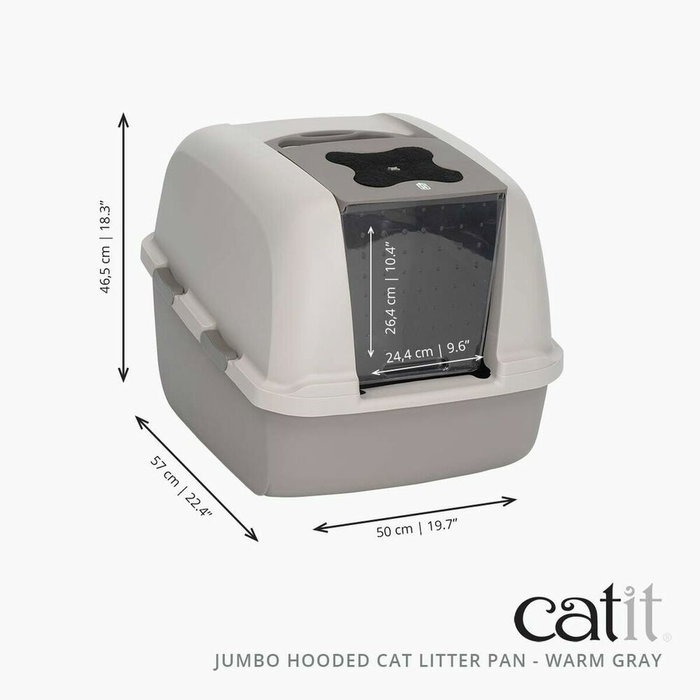 Catit AirSift Jumbo Bac à litière avec système de filtration Catit AirSift Jumbo Bac à litière avec système de filtration