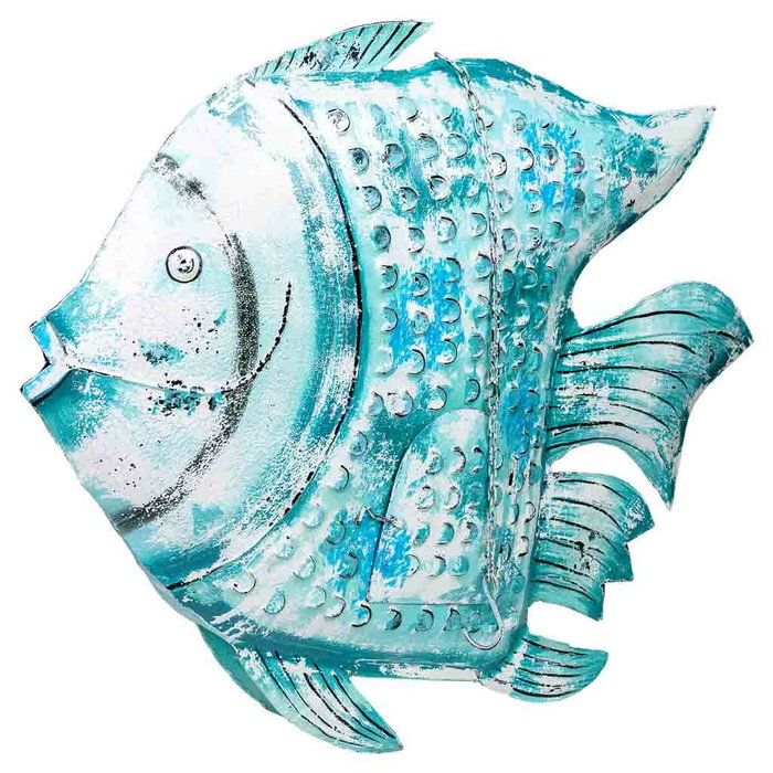 Bougeoir Alexandra House Living Bleu Bois de manguier 15 x 83 x 107 cm Poisson Bougeoir Alexandra House Living Bleu Bois de manguier 15 x 83 x 107 cm Poisson