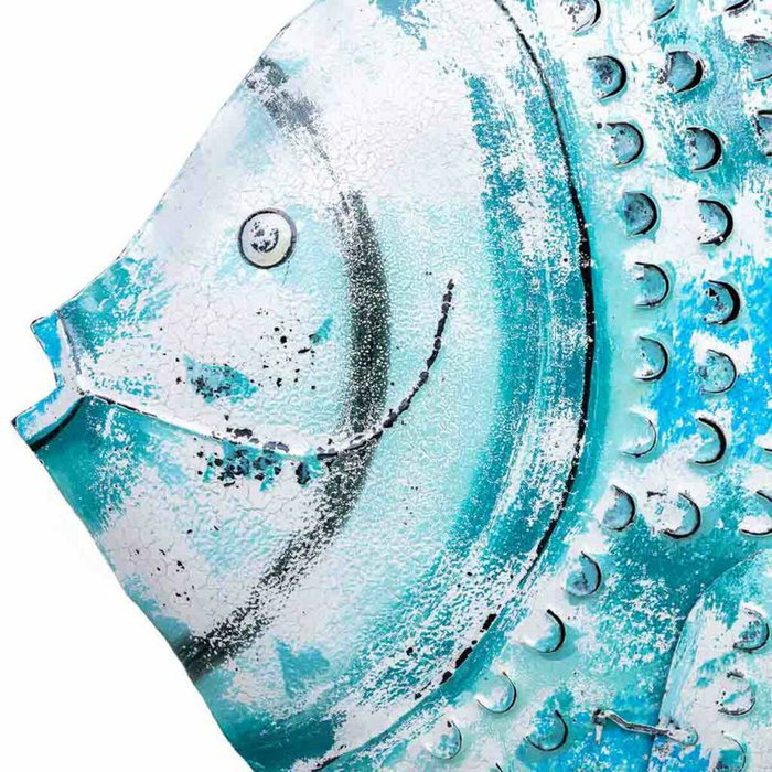 Bougeoir Alexandra House Living Bleu Bois de manguier 15 x 83 x 107 cm Poisson Bougeoir Alexandra House Living Bleu Bois de manguier 15 x 83 x 107 cm Poisson