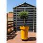 Riviera Pot de fleurs SOLEILLA Rond Jaune