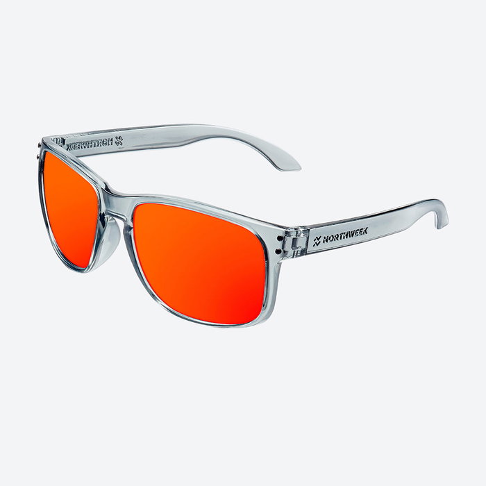 Northweek Lunettes de Soleil BOLD BRIGHT GREY Polarisées Unisexe Gris