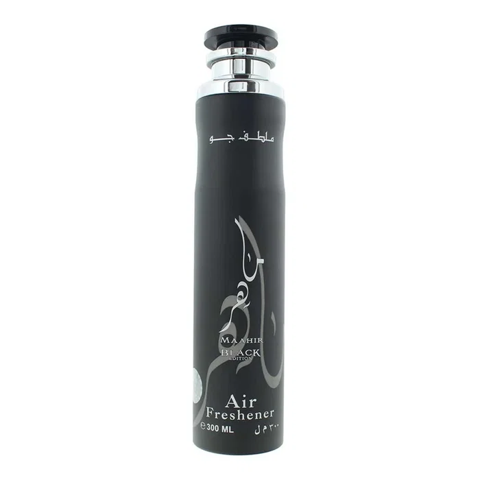 Lattafa Maahir Black Edition Désodorisant d'ambiance Boisé oriental 300 ml Lattafa Maahir Black Edition Désodorisant d'ambiance Boisé oriental 300 ml