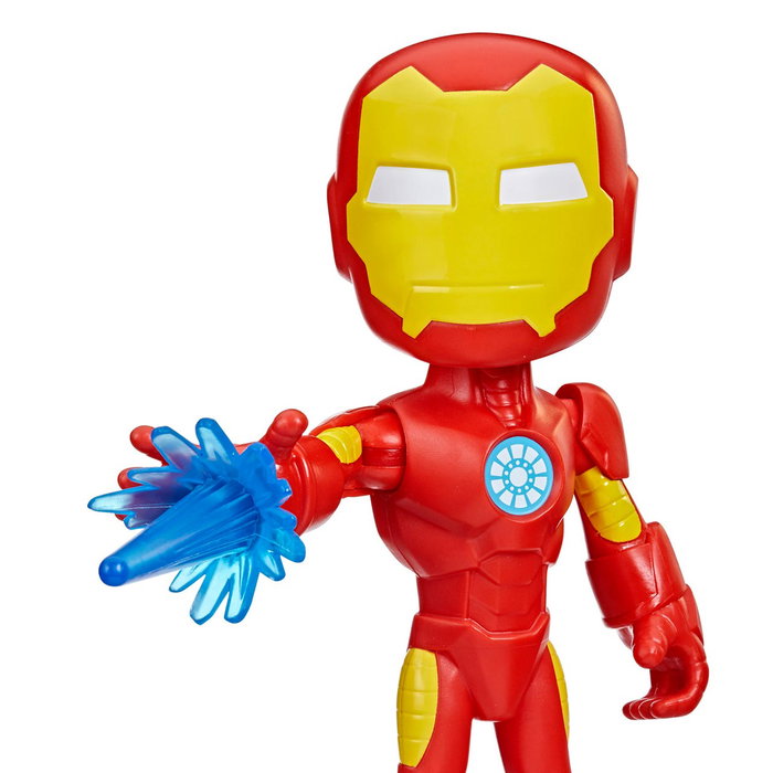 Hasbro - Figurine de super-héros Iron Man de 22.5 cm avec licence Marvel - Version multilingue (Français, Anglais, Allemand, Italien, Portugais, Espagnol) - Référence F6164