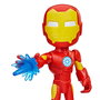 Hasbro - Figurine de super-héros Iron Man de 22.5 cm avec licence Marvel - Version multilingue (Français, Anglais, Allemand, Italien, Portugais, Espagnol) - Référence F6164