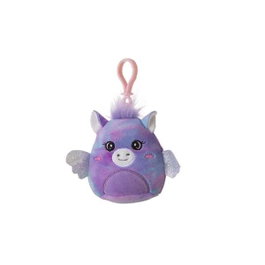 Creaciones Llopis Porte-clés 4 animaux assortis colorés 12 cm - Jouet en polyester pour enfant dès 36 mois