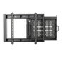 B-Tech BT7883 Support mural pour écran plat avec tiroir coulissant de rangement AV, noir