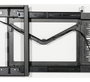 B-Tech BT7883 Support mural pour écran plat avec tiroir coulissant de rangement AV, noir