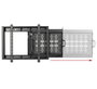 B-Tech BT7883 Support mural pour écran plat avec tiroir coulissant de rangement AV, noir