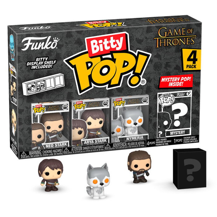 FUNKO Blister 4 figurines Bitty Pop ! Game of Thrones Ned Stark