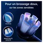 Oral-B Brossettes iO Gentle Care Refill - Lot de 4 - Pour brossage doux et nettoyage en profondeur - Compatible brosse à dents électrique Oral-B iO