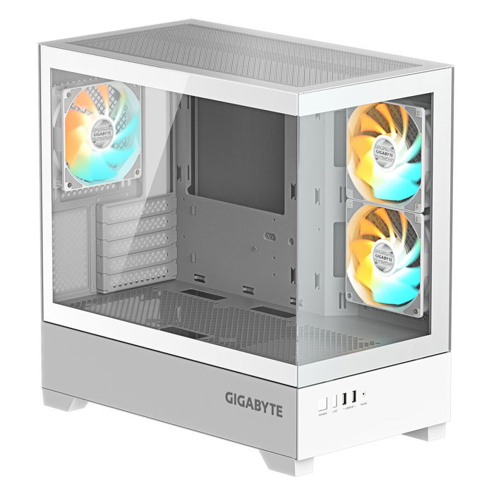 Boîtier ATX semi-tour Gigabyte C201 PANORAMIC ICE Blanc Boîtier ATX semi-tour Gigabyte C201 PANORAMIC ICE Blanc