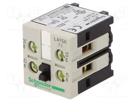 SCHNEIDER ELECTRIC LA1SK11 - Contacteur avec contacts NC + NO et bornes à vis, montage frontal, TeSys SK/SKGC