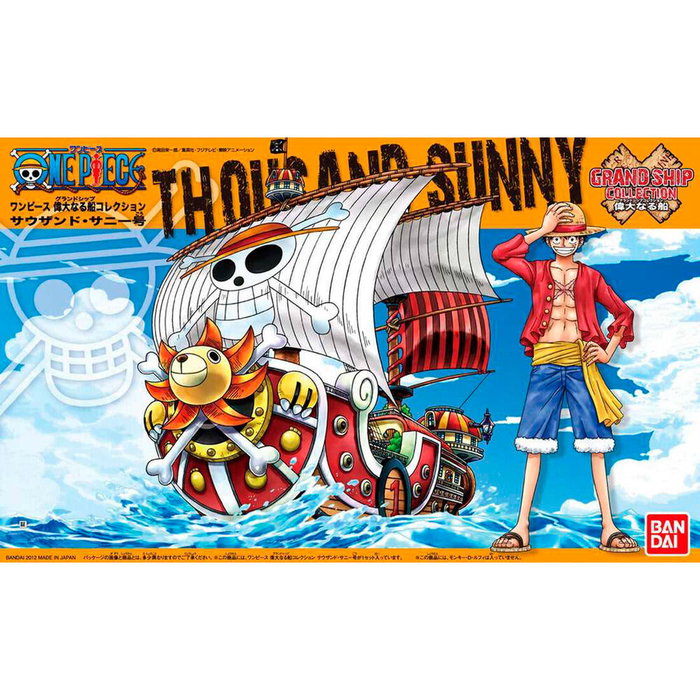 BANDAI HOBBY - Kit de Modélisme Collection Grand Navire Thousand Sunny One Piece - 15cm - Assemblage Sans Colle ni Peinture