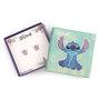 PEERS HARDY Pendientes Angel Stitch Disney Boucles d'oreilles en argent plaqué avec zirconium cubique
