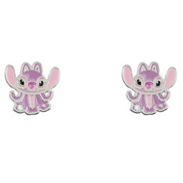 PEERS HARDY Pendientes Angel Stitch Disney Boucles d'oreilles en argent plaqué avec zirconium cubique