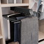 Emuca Porte-pantalons extractible, Droite, Peint en aluminium