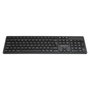eSTUFF Clavier sans fil G220 - Disposition britannique AZERTY, connectivité USB 2.4 GHz, profil bas et silencieux