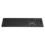 eSTUFF Clavier sans fil G220 - Disposition britannique AZERTY, connectivité USB 2.4 GHz, profil bas et silencieux