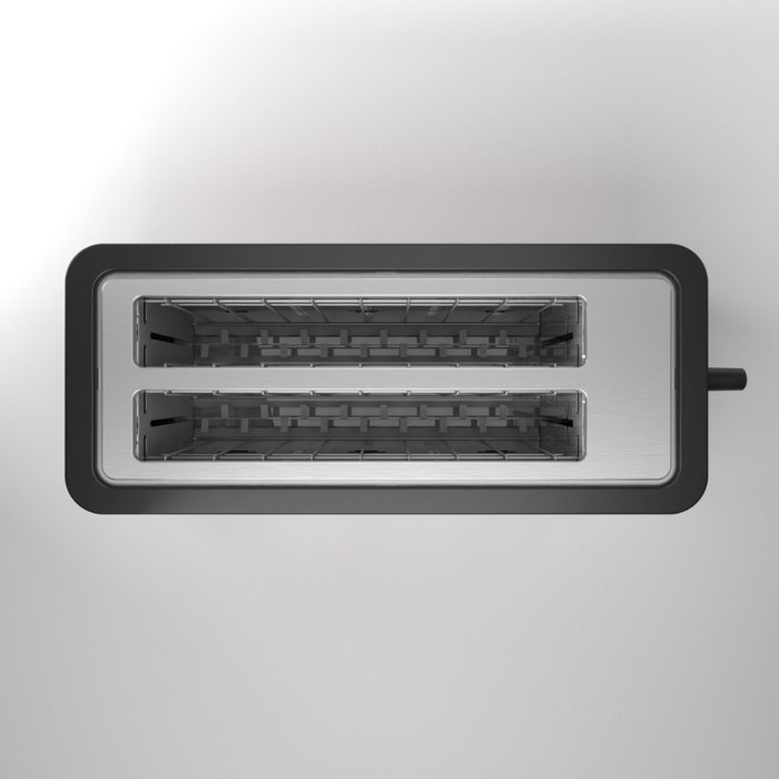 Aiwa ABT-1600 Grille-pain 1600 W 2 Fentes Extra Larges Acier Inoxydable Antihuiles