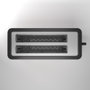 Aiwa ABT-1600 Grille-pain 1600 W 2 Fentes Extra Larges Acier Inoxydable Antihuiles