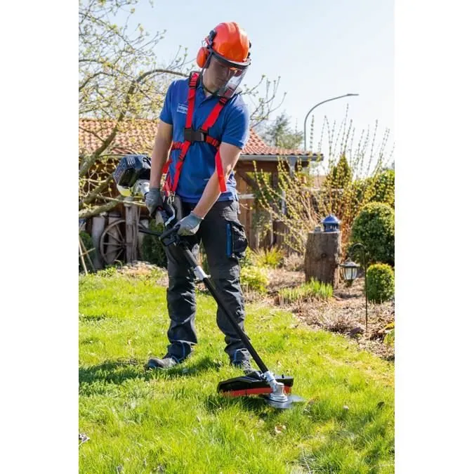 SCHEPPACH Débroussailleuse thermique multifonction 52CC 4 en 1 - Moteur 2 temps 1300W, pour coupe-bordures, débroussailleuse, taille-haies et élagueuse sur perche