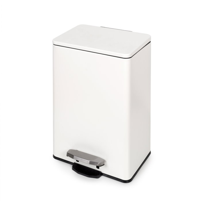 Emuca Recycle Poubelle de tri sélectif 12 litres Blanc mat Emuca Recycle Poubelle de tri sélectif 12 litres Blanc mat