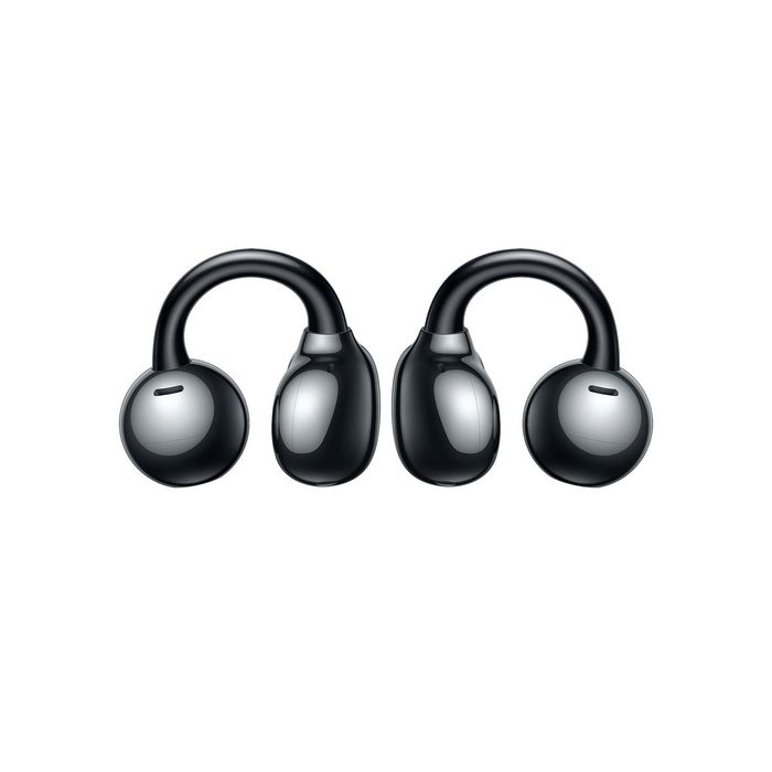 Huawei FreeClip - Casque audio True Wireless sans fil Bluetooth avec crochets auriculaires pour appels et musique - Recharge USB Type-C - Noir