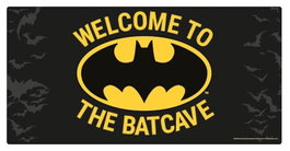 Pyramid International Plaque en métal Batman Welcome to the Batcave 60x30 cm