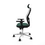 Piqueras y Crespo Chaise de Bureau avec Appui-tête Jorquera 3D086N2 Vert