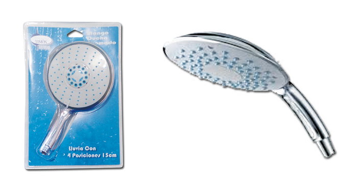 Pluvia Mango Pomme de douche 4 positions de pluie 15 cm Pluvia Mango Pomme de douche 4 positions de pluie 15 cm