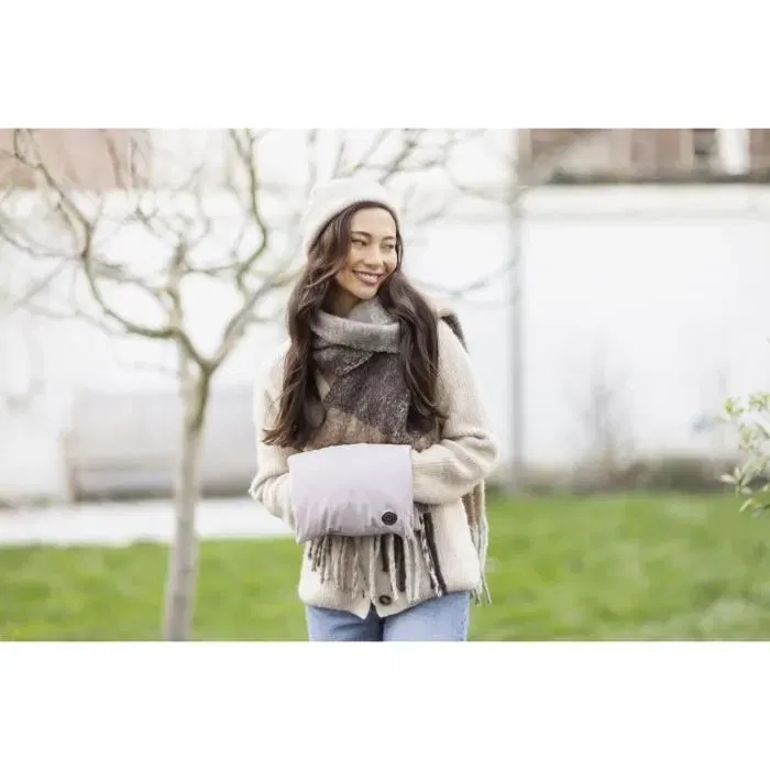 Medisana OL 400 Chauffe-mains et coussin chauffant sans fil 2-en-1, Chaleur infrarouge, 3 niveaux, Arrêt automatique, 10 W, Gris