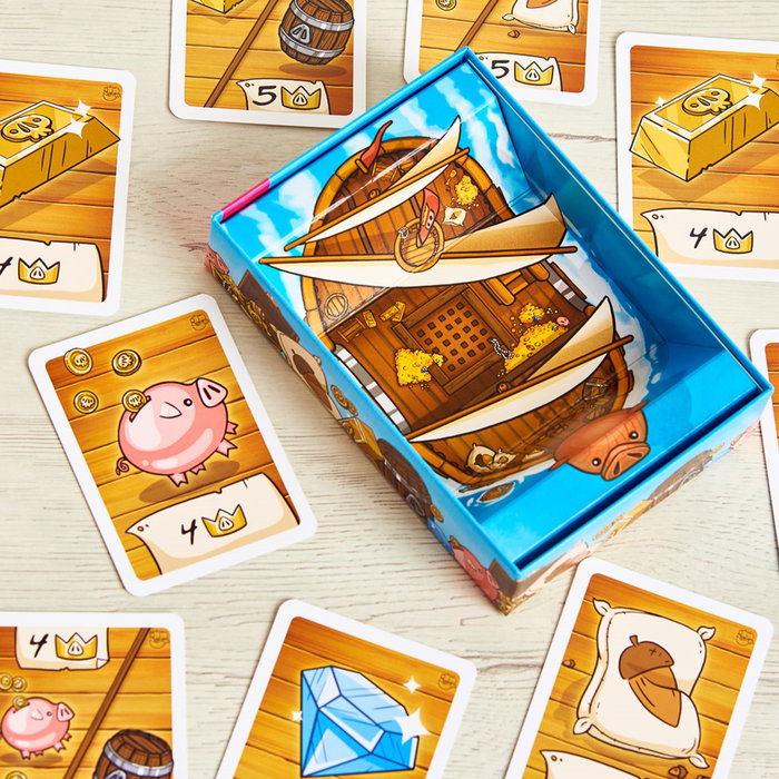 Tranjis Games SL Jeu de Cartes Capitaine Bacon – Jeu de Société Familial à partir de 8 ans, 2 à 6 Joueurs, 15 Minutes