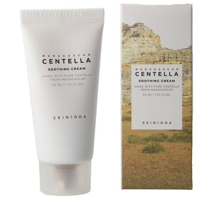 Skin1004 Crème Apaisante à la Centella Asiatica de Madagascar 72% - Gel Hydratant Antirougeurs 30 ml Skin1004 Crème Apaisante à la Centella Asiatica de Madagascar 72% - Gel Hydratant Antirougeurs 30 ml