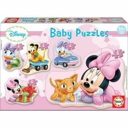 Educa Puzzle bébé Baby Minnie, 5 puzzles progressifs de 3 à 5 pièces