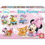 Educa Puzzle bébé Baby Minnie, 5 puzzles progressifs de 3 à 5 pièces