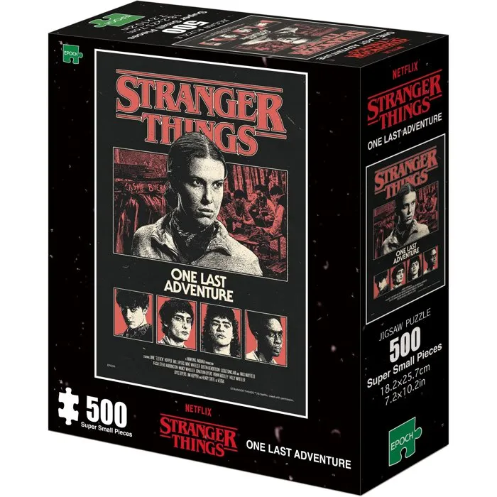 Epoch Puzzle Stranger Things One Last Adventure 500 pièces