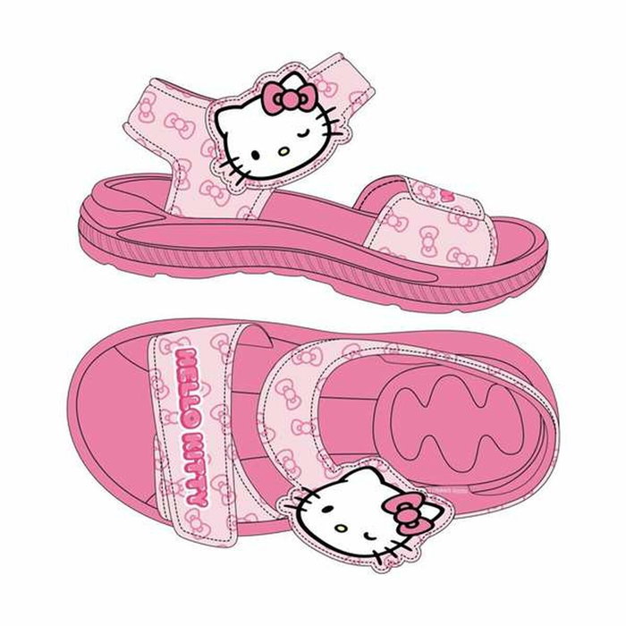 Sandales pour Enfants Hello Kitty Rose 24 Sandales pour Enfants Hello Kitty Rose 24