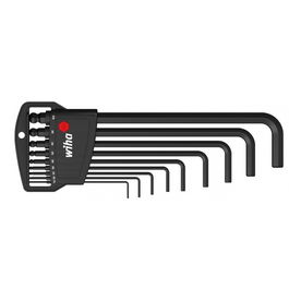 Wiha Jeu de clés Allen longue pointe sphérique 369H 9 pièces 1,5-10 mm