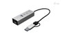 I-tec Hub USB-C/USB-A Metal 3 Port + 2.5GLAN Argent