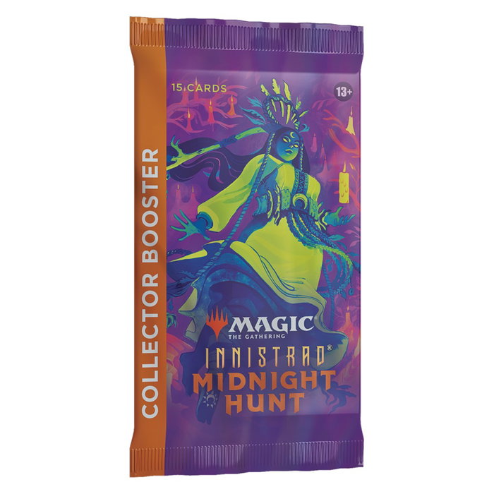 Wizards of the Coast Collector Booster Display Innistrad Midnight Hunt Magic The Gathering Anglais 12 Sachets