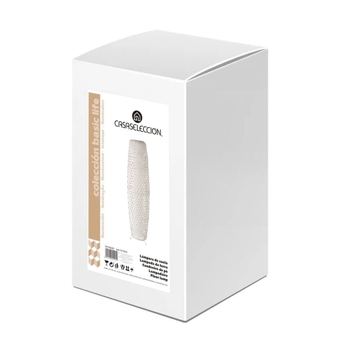 BigBuy Home Lampadaire Blanc 60 W