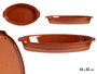 LA DEHESA Fonte ovale Miel 53x32 cm, lot de 3 pièces