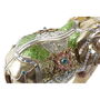 Figurine Décorative DKD Home Decor Eléphant Doré Résine Multicouleur (45,5 x 20 x 35 cm) (2 Unités)