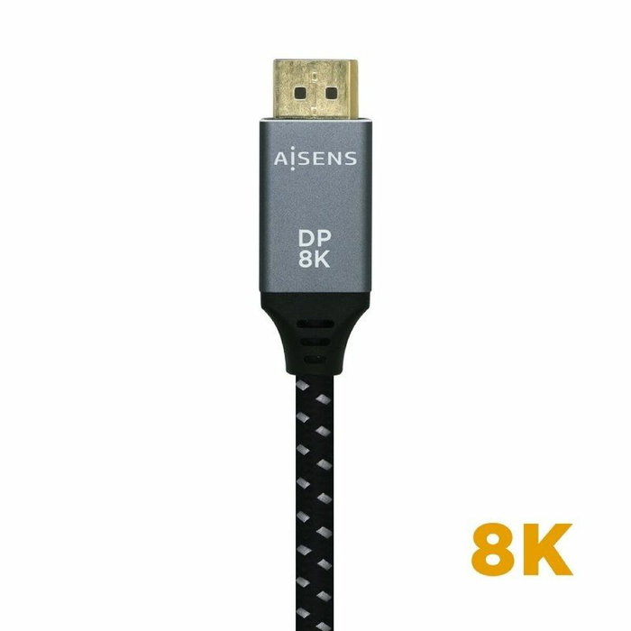 Câble DisplayPort Aisens A149-0435 Noir Noir/Gris 1 m