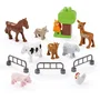 Ecoiffier Abrick 3329 - Jeu de Ferme - Les Animaux de la Campagne - 9 Figurines avec Enclos et Arbre - Jouet d'Éveil pour Enfant dès 18 Mois - Origine France
